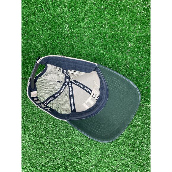 YETI Coolers Navy/White Mesh Snapback Trucker Cap Embroidered - Picture 5 of 6